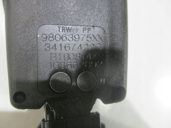 AGRAFE FERMETURE AGRAFE COURROIE BANQUETTES ARRIÈRE ARRIÈRE DOUBLE PEUGEOT 308 T9 98063975XX