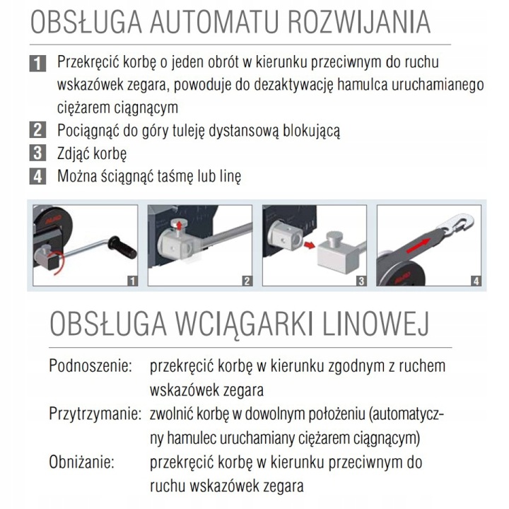 WYCIAGARKA WCIAGARKA PRZYCIAGARKA AL-KO OPTIMA TYPE 901 A PLUS UCIAG 900KG