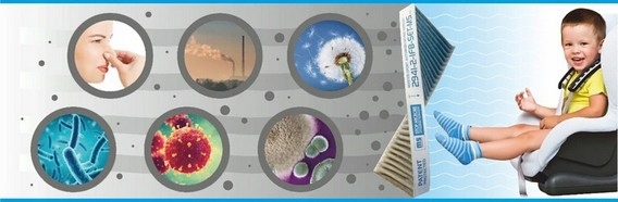FILTRE BERLINE MINI (R55 R56 R57 R58 R59 R60 R61) ANTI-SMOG STOP-MICROBE