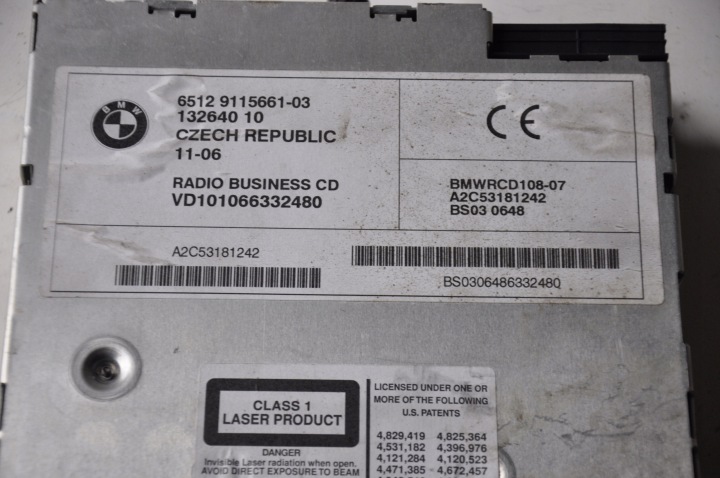 MINI R50 R52 R53 RADIO 9115661 LIFT