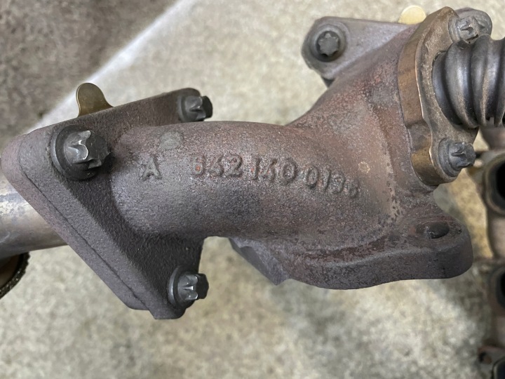 COLLECTEUR ÉCHAPPEMENT DROIT GAUCHE MERCEDES ML W164 3.0 CDI V6 642 W211 W251 JEU
