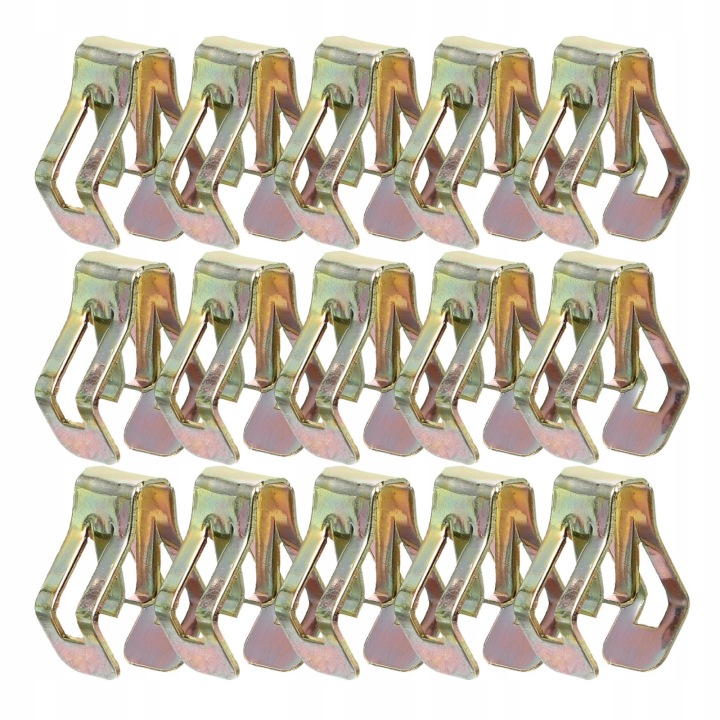 50 PCS KLIPSOW VERS SUPPORTS PANNEAUX INSTRUMENTOW AUTOMOBILES PINCES VERS CONSOLES CENTRALE CROCHETS AUTOMOBILE