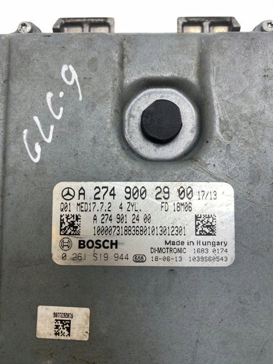 MERCEDES-BENZ GLC X253 C253 2018 CONTRÔLEUR MODULE ECU