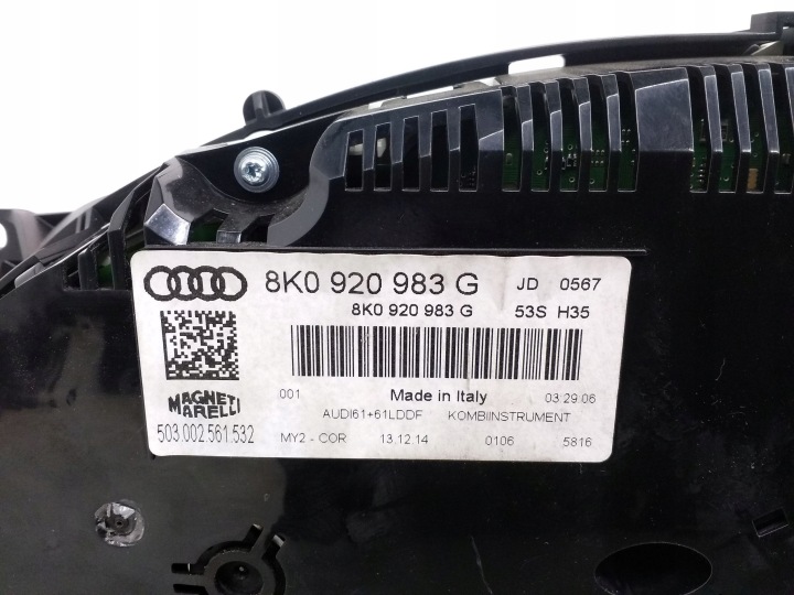 AUDI A4 S4 B8 8K 2015 COMPTEUR COMPTEUR DE VITESSE