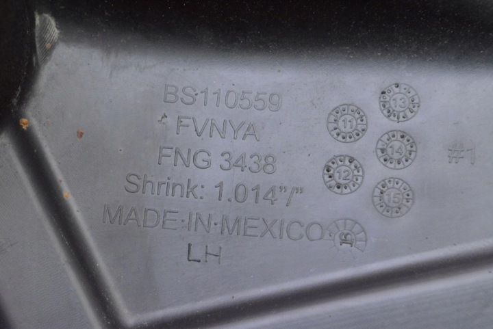 PROTECTION CHÂSSIS GAUCHE ARRIÈRE DG93-11778-AE FORD MONDEO MK5 FUSION 14-20