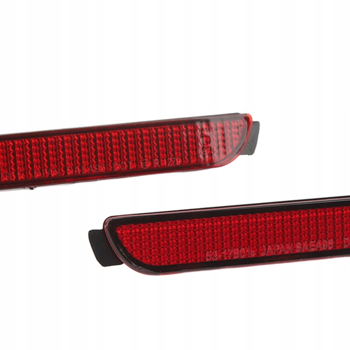 1PAIR ARRIÈRE ODBYSNIK PARE-CHOCS 81910 48012 RED RECT LEFT STYLE STYLOWY 40