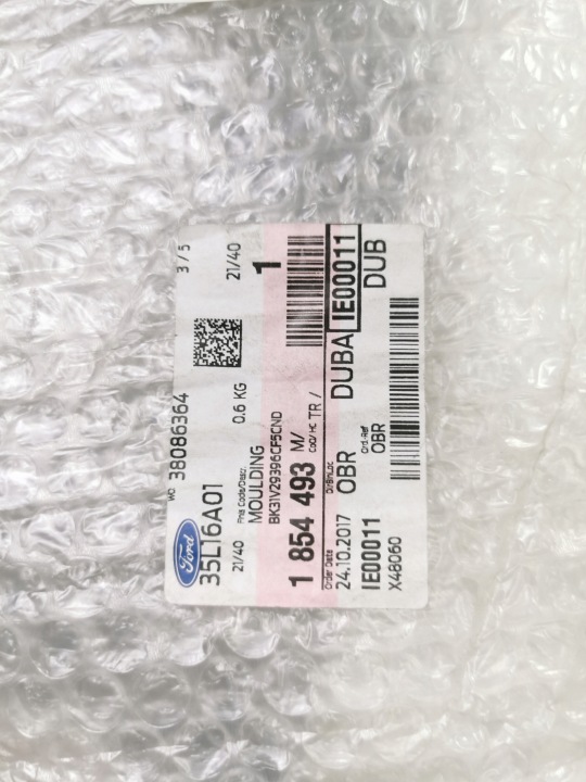 MOULURE ARRIÈRE DROITE CARROSSERIES TRANSIT 14-19 BK31-V29396-CF5CND 1854493