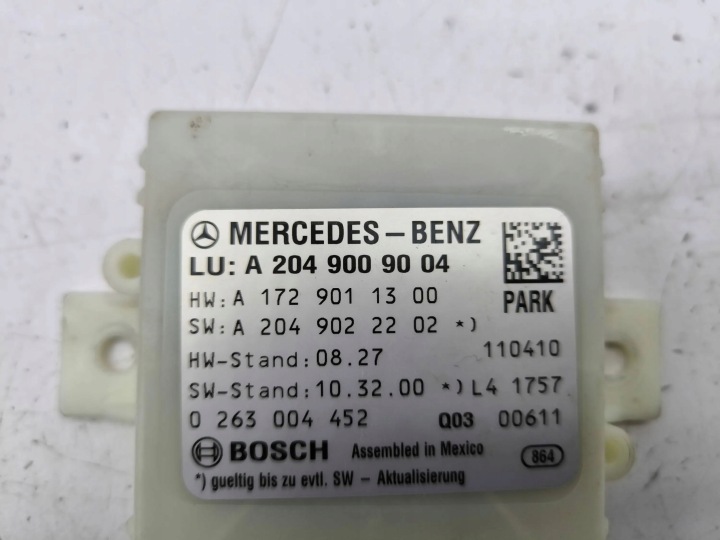 MERCEDES-BENZ C W204 2011 CONTRÔLEUR MODULE STATIONNEMENT PDC