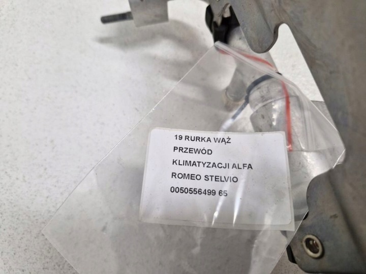 ALFA ROMEO STELVIO 2.2 TUYAU TUYAU FIL CLIMATISATION CLIMATISATION 00505564990