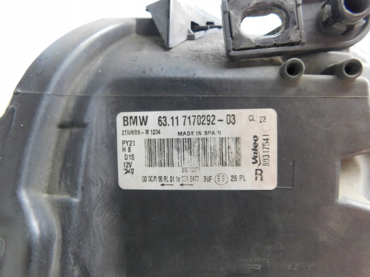 PHARE DROITE AVANT XÉNON NON ADAPTATIF BMW 1 E81 E82 E97 E88 LCI 7170292