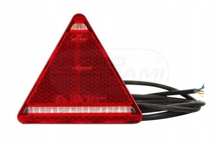 PHARE COMBINÉ ARRIÈRE GAUCHE 12V-24V CONDUITES DE DÉRIVATION 185CM YLY-S 5X0,75MM2, DIODES