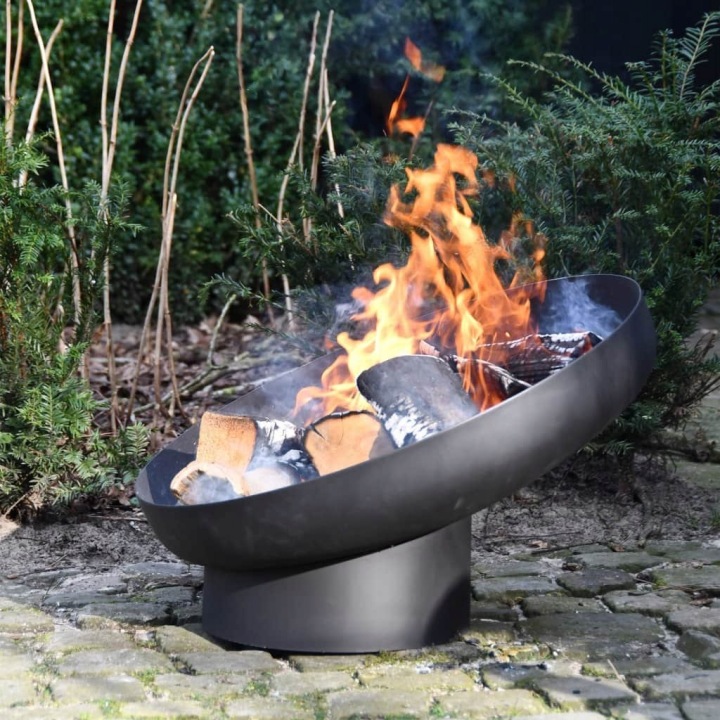 ESSCHERT DESIGN CUVETTE PALENISKOWA, POCHYLA, NOIRE ACIER FF402