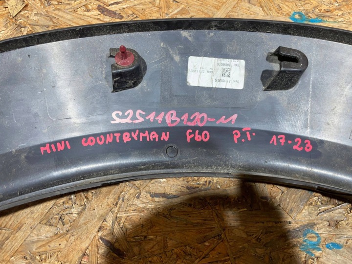 MINI COUNTRYMAN II 2 F60 17-23 MOULURE REVÊTEMENT SUR AILE DROIT ARRIÈRE ARRIÈRE