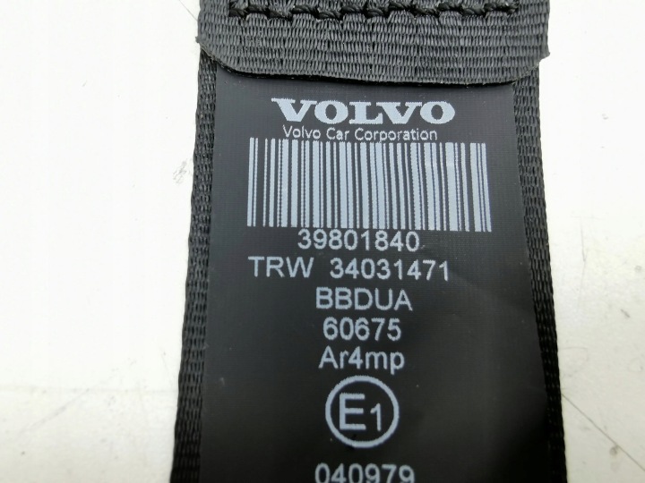 VOLVO XC60 ARRIÈRE CEINTURE DE SÉCURITÉ 2011 39801844