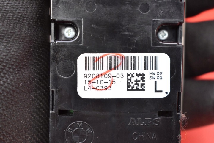 PANNEAU COMMANDE VITRE EUROPE 9208109-03 BMW 4 F36 13-17