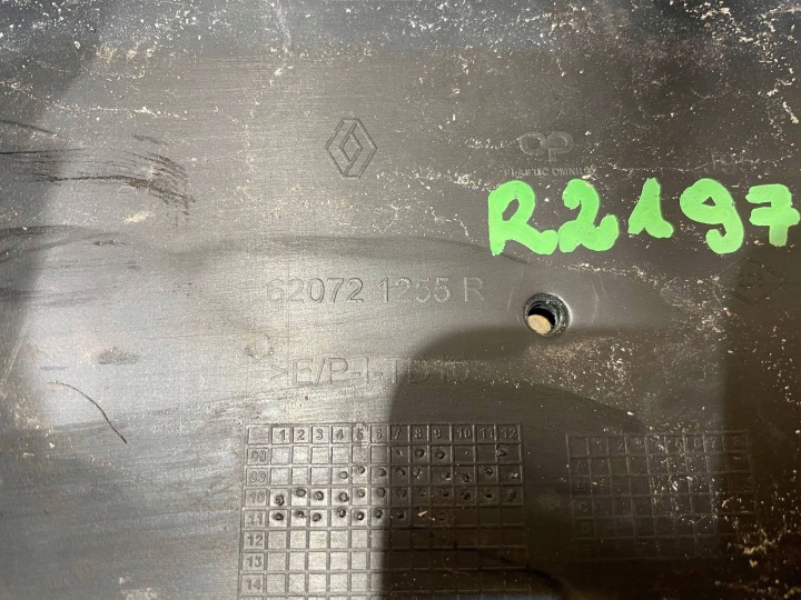 RENAULT SCENIC III 3 09-12 CHÂSSIS MOULURE SOUS TABLICE PARE-CHOCS AVANT AVANT