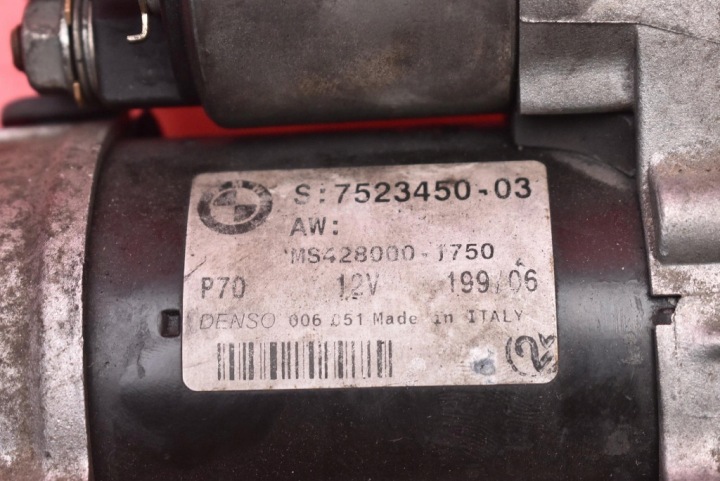 DÉMARREUR TEST 7523450-03 MS428000-1750 BMW E90 E91 2.0I 129 KM 04-10