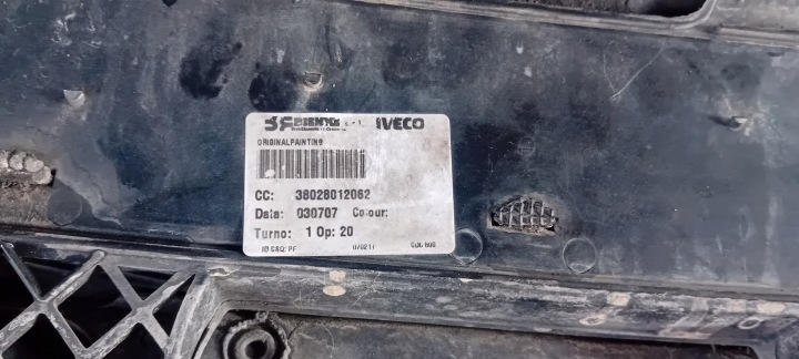 IVECO ORIGINAL CALANDRE GRILLE DE RADIATEUR GRILLE 3802801 DAILY