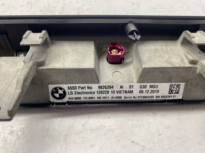BMW 5 G30 G31 MONITEUR ÉCRAN NAVIGATION 9826394