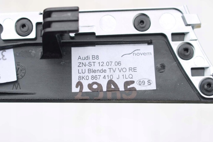 AUDI A5 SPORTBACK BAGUETTES DÉCORATIF MOULURE DÉCOR GARNITURE GARNITURE 8K08633
