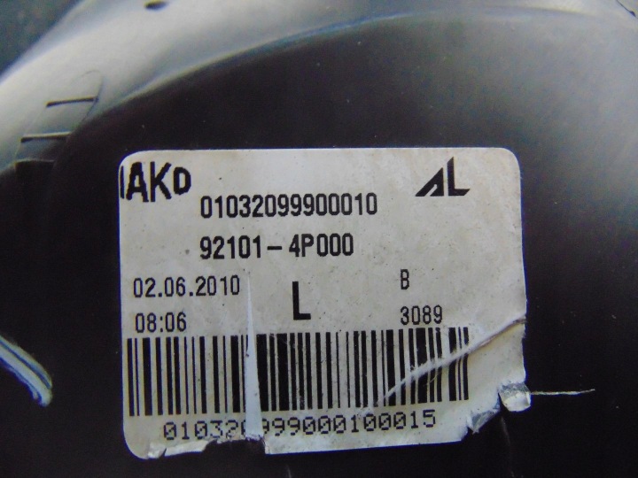 PHARE GAUCHE AVANT HYUNDAI I20 1 2008-2012 92101-4P000 EUROPE EN BON ÉTAT DÉMONTAGE