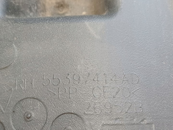 JEEP WRANGLER JK 07-17 5D MOULURE SEUIL SEUIL DEGRÉ DROIT 55397414AD