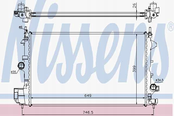 RADIATEUR VECTRA C 1.9 CDTI D M FIAT CROMA (05): 1.9 JTD 16V D M PCS