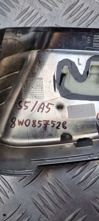AUDI A5 S5 B9 8W CHÂSSIS REVÊTEMENT RÉTROVISEURS DROITE DROIT AVANT 8W0857528 KP