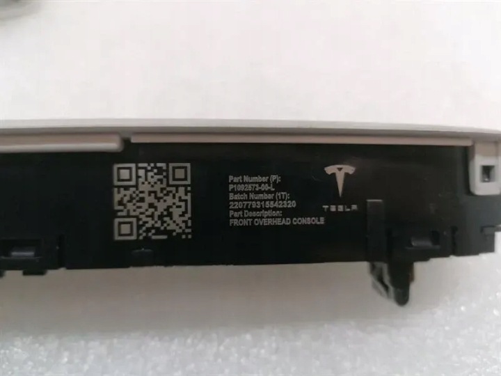 TESLA MODÈLE 3 DOME LIGHT SET 1092573-00L INTERIOR PHARE