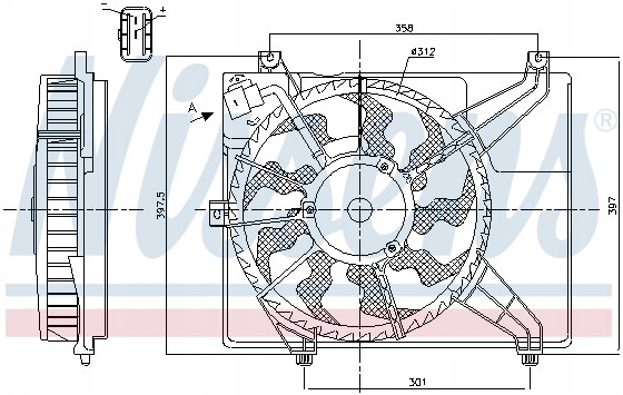 VENTILADOR NISSENS 85893 