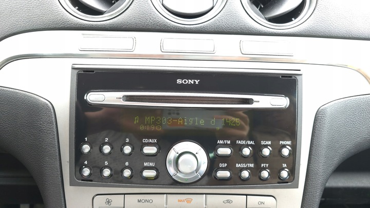 FORD FOCUS MK2 C-MAX MK1 FIESTA MK6 FUSION RADIO SONY MP3 AUX 2005 YEAR CODE 