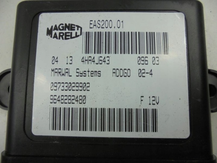 PEUGEOT 307 02-05 RELAIS MODULE 9648282480