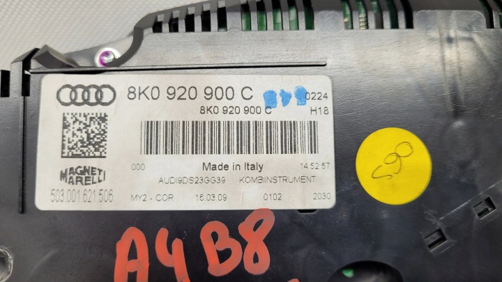 AUDI A4 B8 COMPTEUR TABLEAU DE BORD COMPTEUR DE VITESSE 2.0 TDI