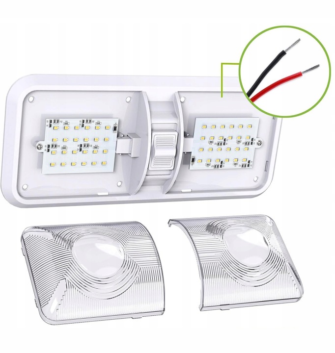 AMPOULE LED VERS INTÉRIEUR VOITURES BLANC 48LED 12V 7,5W 600LM VERS COUVERCLES DE COFFRE