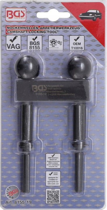 NARZEDZIE BLOKUJACE BGS 8155-19 VERS ARBRE À CAMES DISTRIBUTION USTALAJACE VERS VAG 1,4 GAUCHE