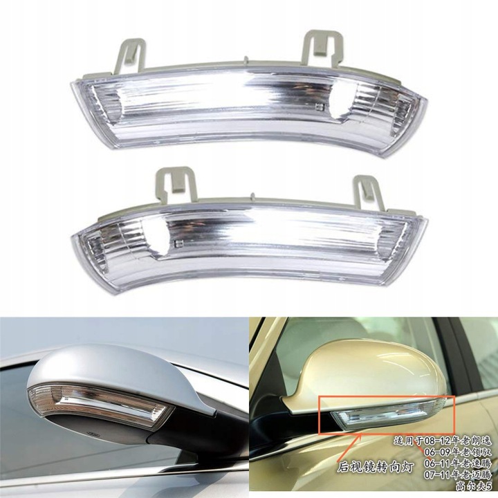 CLIGNOTANT DANS RÉTROVISEUR GAUCHE I DROIT ENSEMBLE 2PCS VERS VW GOLF V VI PLUS