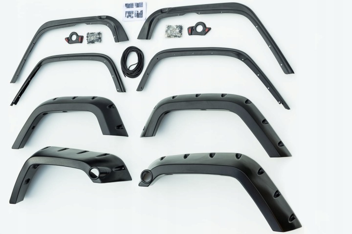 JEEP WRANGLER JK 2007-2018 2D ÉLARGISSEMENTS PASSAGES DE ROUE BUSHWACKER 11,75″