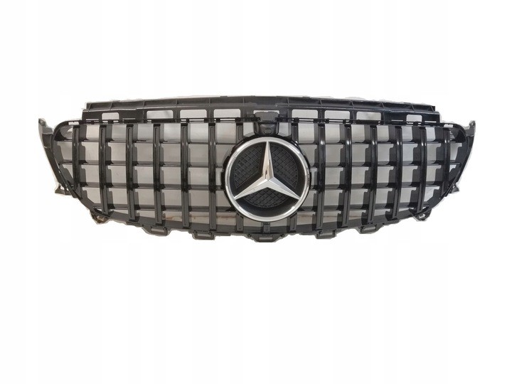 REJILLA DE RADIADOR REJILLA DEFLECTOR MERCEDES W213 GT 2016- COMPLETO BLACK CON KAM 