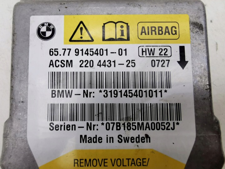 BMW 5 E60 E61 2007 MODULES COUSSINS D'AIR