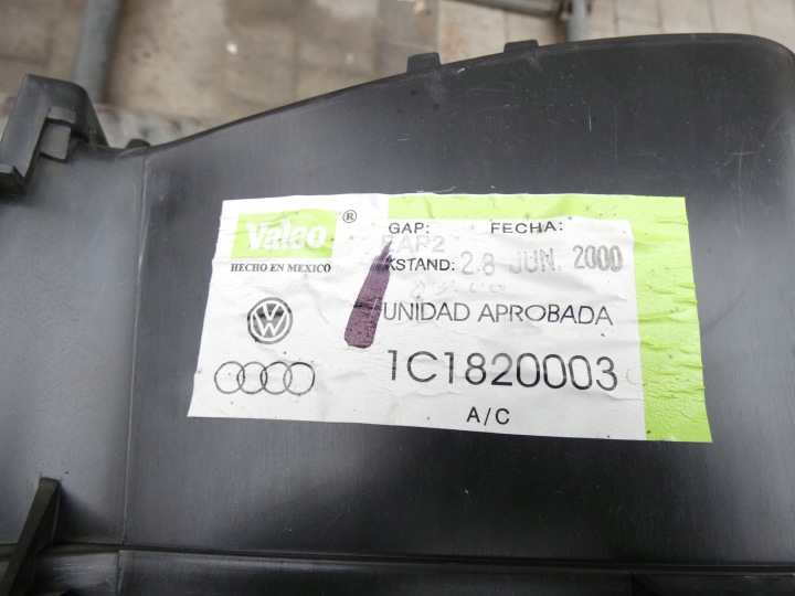 CHAUFFAGE VW BEETLE 1C0 98-10 1C1820003 CLIMATISATION