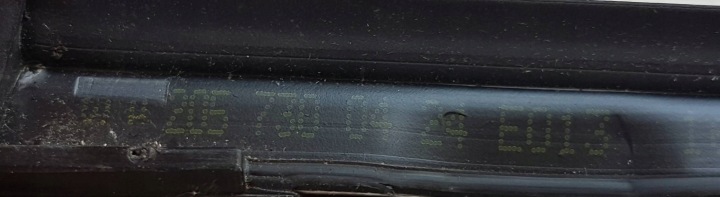 2016 MERCEDES-BENZ C W205 MOULURE VITRES ARRIÈRE A2057300424