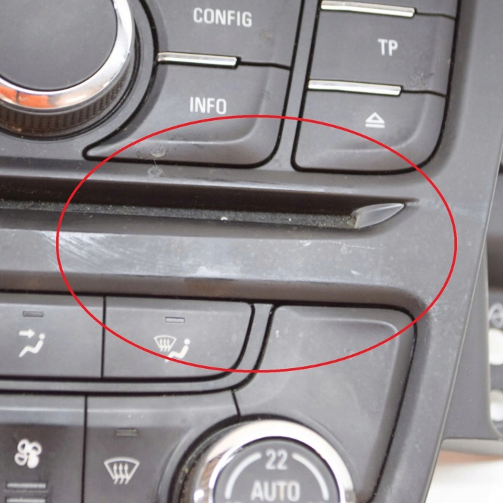 OPEL MOKKA 2015 COMMUTATEUR COMMUTATEUR CONDUIT D'AIR VENTILATEURS