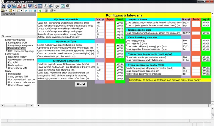 Diagnostyka Renault Safrane, Velsatis, Clio Master