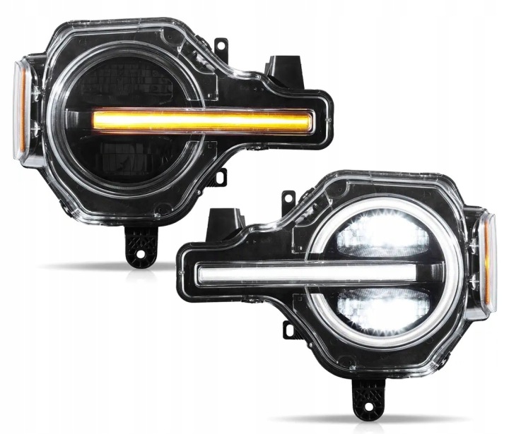 PHARES PHARES L+R VLAND LED TUNING NOIR FORD BRONCO VI MK6 U725