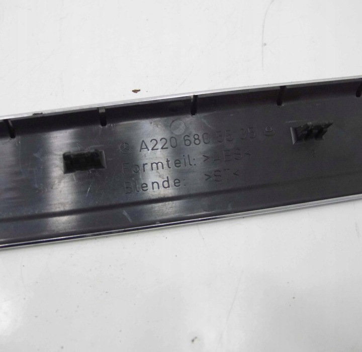 BAGUETTES SEUIL CHROME JEU MERCEDES W220 5.5 AMG