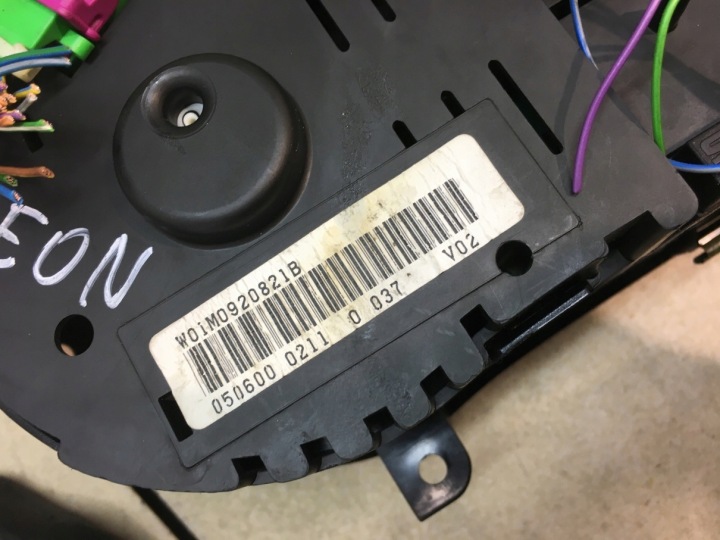 COMPTEUR TABLEAU DE BORD SEAT LEON I 1.9 TDI 110080075019