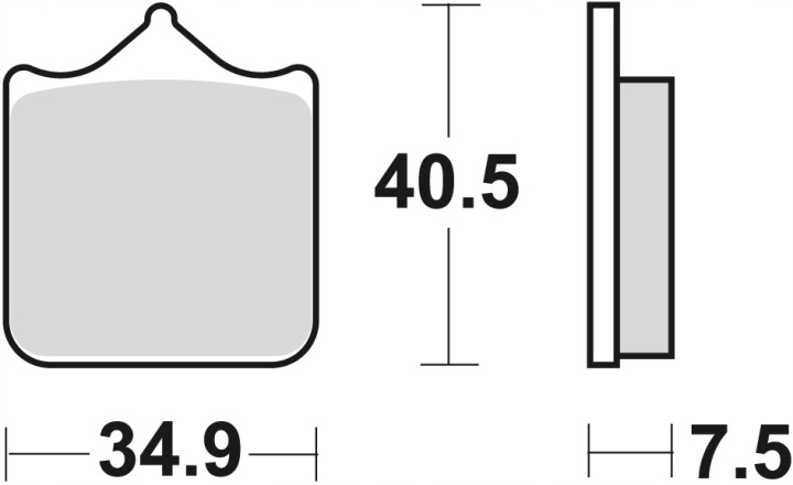 PLAQUETTES FREIN MCB721SV
