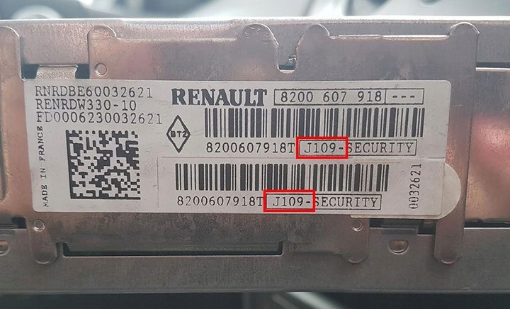 CÓDIGO RADIO ROZKODOWANIE RENAULT MEGANE LAGUNA CLIO CAPTUR I OTROS 