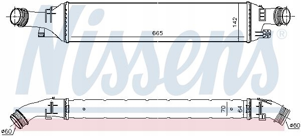 NISSENS ÉCHANGEUR AIR-AIR AUDI Q3 (11-) 96298