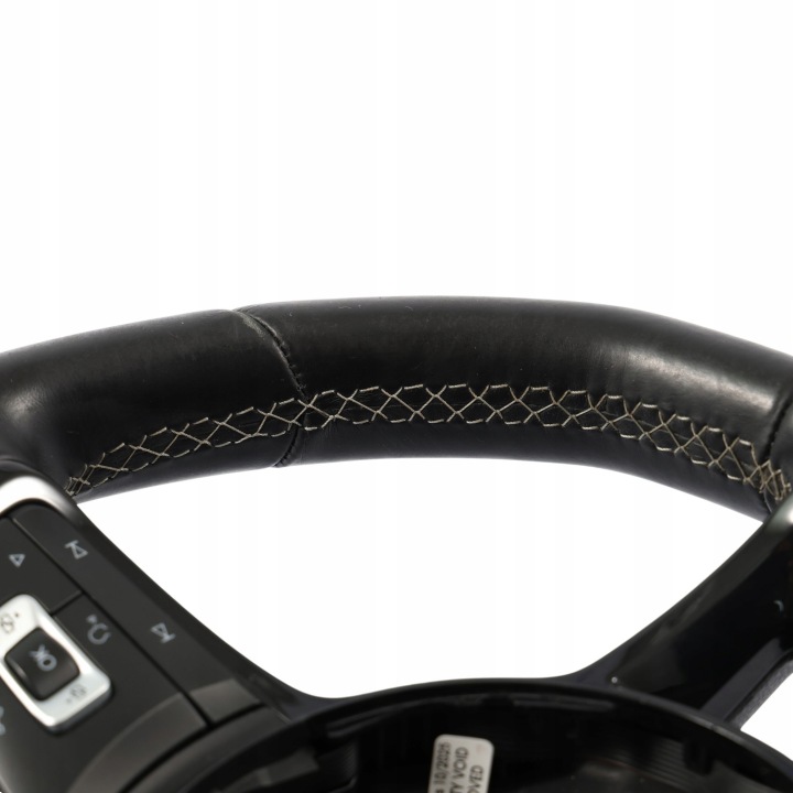 VOLKSWAGEN GOLF MK7 R VOLANT NOIRE CUIR PALETTES 5G0419091CN